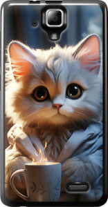 Чохол White cat на Lenovo A536