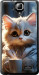 Чохол White cat на Lenovo A536