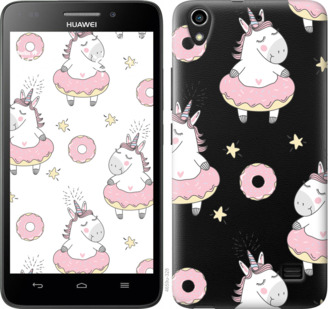 

Чехол Единорожки для Huawei Honor 4 Play 830476