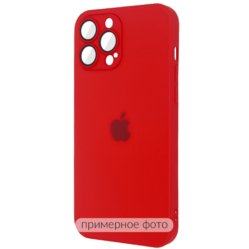 Фото Чохол TPU+Glass Sapphire matte case на Apple iPhone 13 (6.1") (Cola Red) на vchehle.ua