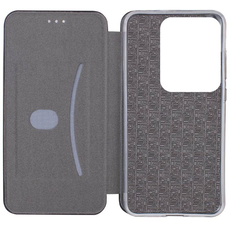 Кожаный чехол-книжка Classy для ZTE Blade A55 4G (Черный) в магазине vchehle.ua