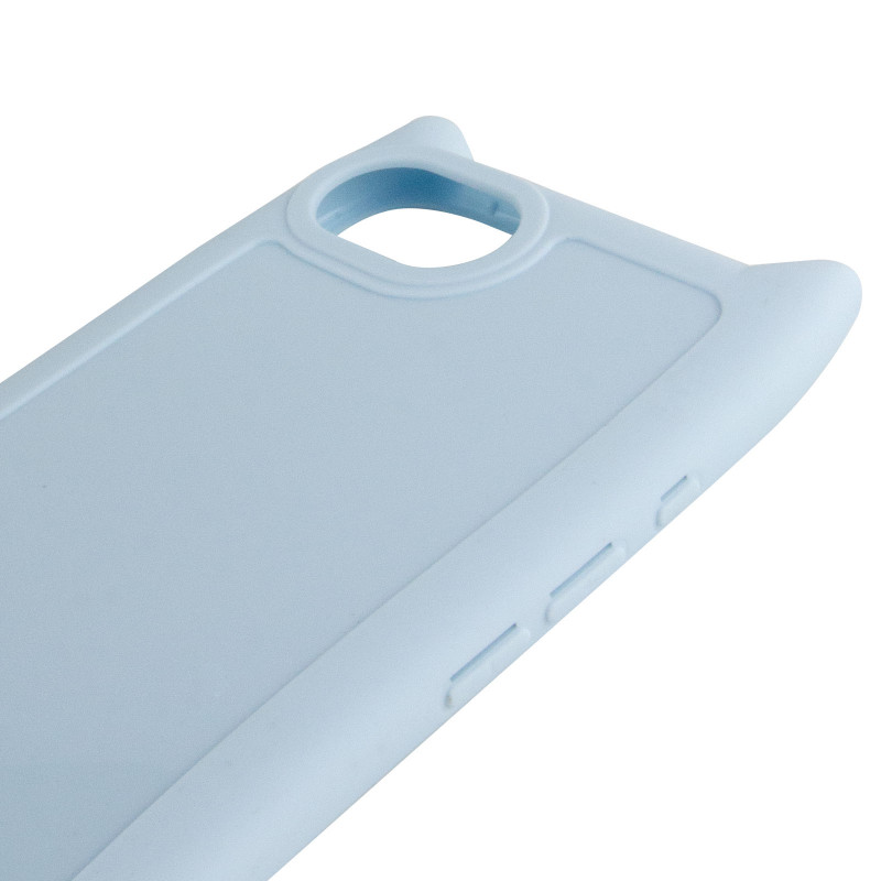 Купить Чехол TPU GETMAN Cat with straps для Apple iPhone 16e (6.1") (Blue) на vchehle.ua