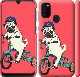 

Чехол Мопс на велосипеде для Samsung Galaxy M21 860757