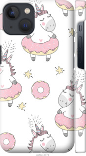 Чехол Единорожки для iPhone 13