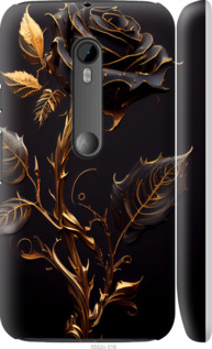 Чохол Троянда 3 на Motorola Moto G3