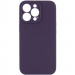 Чехол Silicone Case Full Camera Protective (AA) NO LOGO для Apple iPhone 14 Pro (6.1") (Фиолетовый / Elderberry)