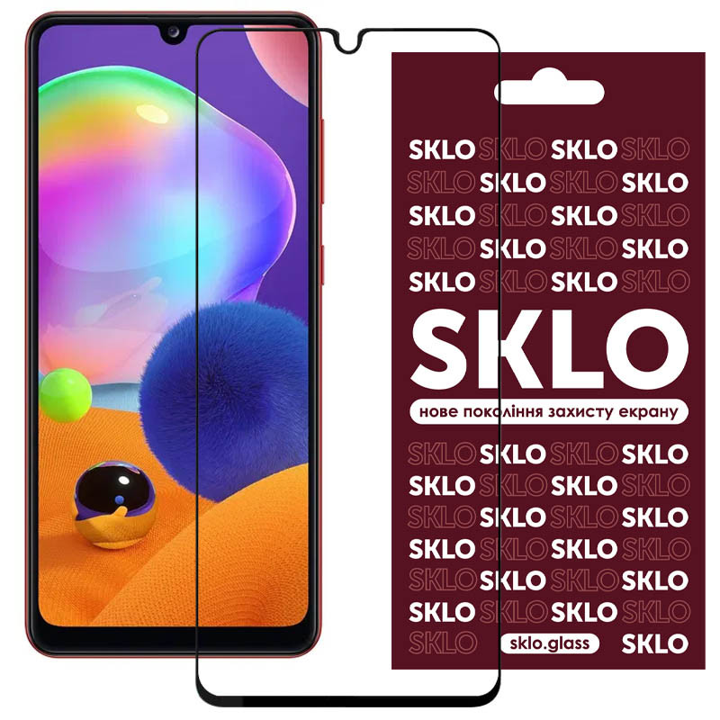 

Захисне скло SKLO 3D (full glue) на Samsung Galaxy A31 (Чорний) 905120
