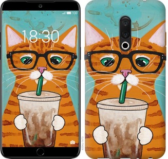 

Чехол Зеленоглазый кот в очках для Meizu 15 Plus 667146