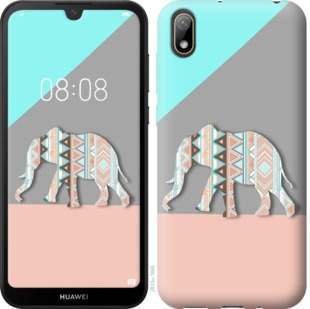 

Чехол Узорчатый слон для Huawei Honor 8S 742266