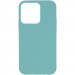 Чехол Silicone Case Full Protective (AA) NO LOGO для Apple iPhone 15 Pro Max (6.7") (Бирюзовый / Marine Green)