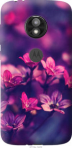 Чехол Пурпурные цветы для Motorola Moto E5 Play