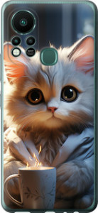 Чохол White cat на Infinix Hot 11S