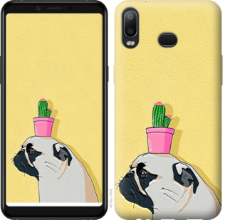 

Чехол Мопс с кактусом для Samsung Galaxy A6s 795380