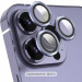 Защитное стекло Metal Classic на камеру (в упак.) для Apple iPhone 17 (6.3") (Голубой / Light Blue) в магазине vchehle.ua