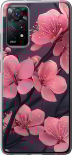 Чехол Пурпурная сакура для Xiaomi Redmi Note 11