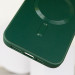 Кожаный чехол Bonbon Leather Metal Style with Magnetic Safe для Apple iPhone 11 (6.1") (Зеленый / Pine green) в магазине vchehle.ua