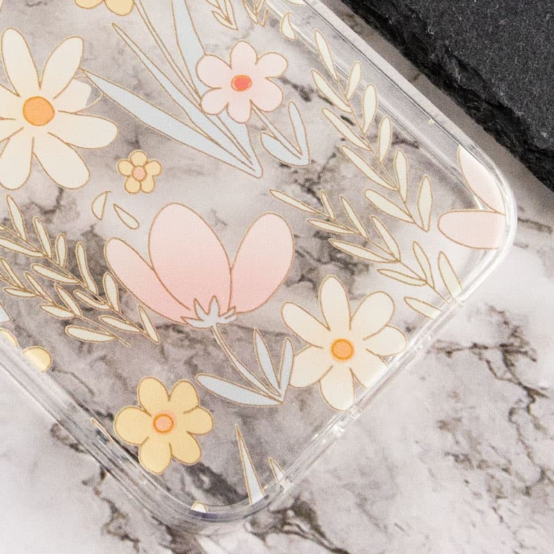 TPU+PC чехол Flowers для Apple iPhone 13 Pro Max (6.7") (Simple bloom) в магазине vchehle.ua