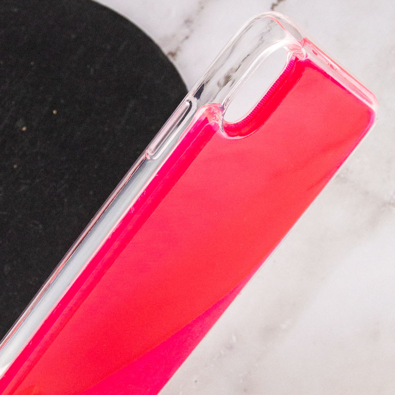 Фото Неоновый чехол Neon Sand glow in the dark для Apple iPhone XS Max (6.5") (Розовый) в магазине vchehle.ua