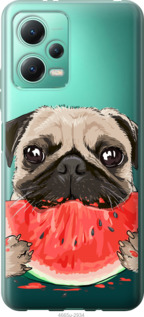 

Чехол Мопс и арбуз для Redmi Note 12 5G 1559074