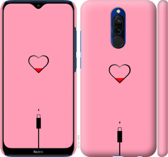 

Чехол Подзарядка сердца1 для Xiaomi Redmi 8 868582