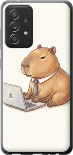 Чохол Funny Capybara CEO Working на Samsung Galaxy A52