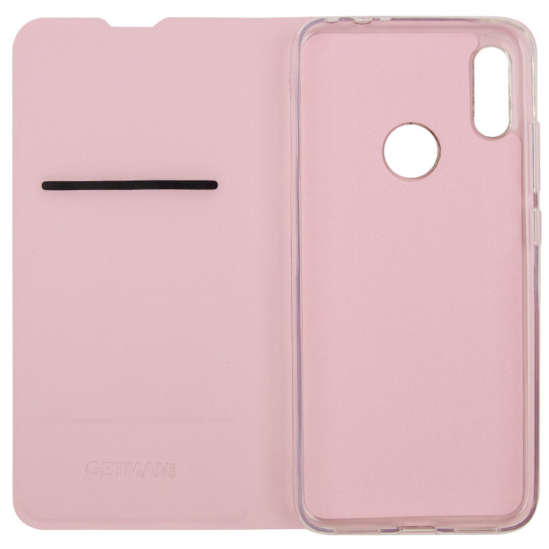 Купити Шкіряний чохол книжка GETMAN Elegant (PU) на Xiaomi Redmi Note 7 / Note 7 Pro / Note 7s (Рожевий) на vchehle.ua