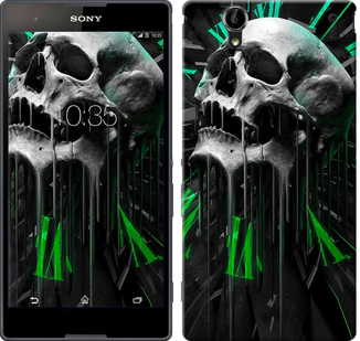 

Чехол Череп-часы для Sony Xperia T2 Ultra Dual D5322 352894