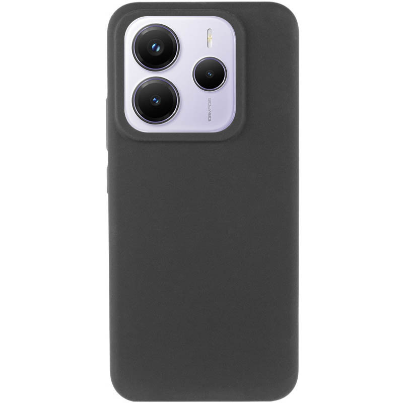 Чехол Silicone Cover Lakshmi (AAA) для Xiaomi Redmi Note 14 5G (Черный / Black)