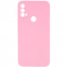 Чохол TPU GETMAN Liquid Silk Full Camera на Motorola Moto E40 (Рожевий / Pink)