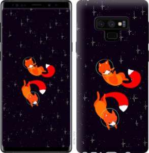 Чехол Лисички в космосе для Samsung Galaxy Note 9 N960F