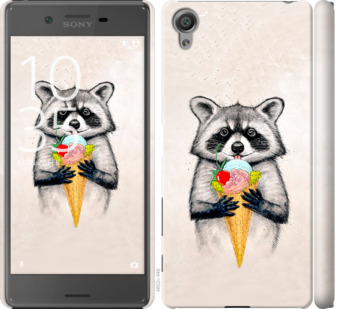 

Чохол Єнотик з морозивом на Sony Xperia X F5122 801190