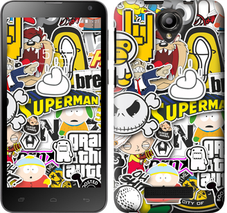 

Чохол Popular logos на Fly IQ4514 628225