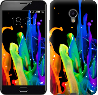 

Чехол брызги краски для Meizu M3e 381412