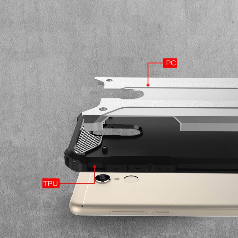 Купить Бронированный противоударный TPU+PC чехол Immortal для Xiaomi Redmi 5 на vchehle.ua