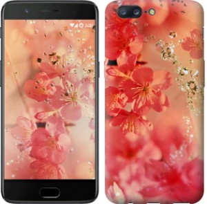 Чохол Рожеві квіти на OnePlus 5