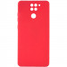 Силиконовый чехол Candy Full Camera для Xiaomi Redmi Note 9 / Redmi 10X (Красный / Red)