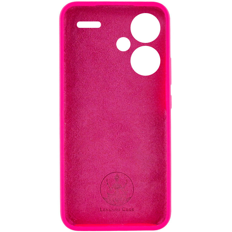 Фото Чохол Silicone Cover Lakshmi Full Camera (AAA) на Xiaomi Redmi Note 13 Pro+ (Рожевий / Barbie pink) на vchehle.ua