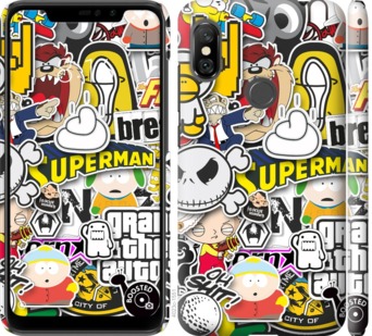 

Чехол Popular logos для Meizu Note 9 709883