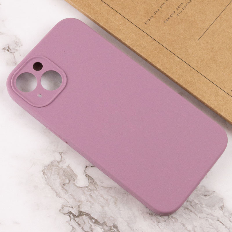 Фото Чохол Silicone Case Full Camera Protective (AA) NO LOGO на Apple iPhone 15 (6.1") (Ліловий / Lilac Pride) в маназині vchehle.ua