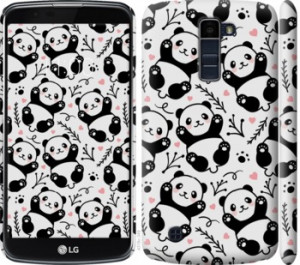 Чехол Панды для LG K10 / K410