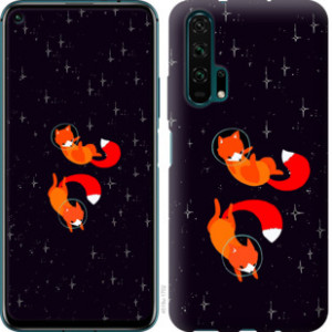 Чехол Лисички в космосе для Huawei Honor 20 Pro