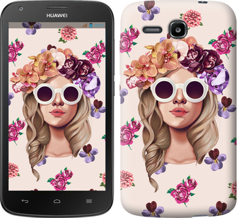 

Чохол Дівчина з квітами v2 на Huawei Ascend Y600 190451