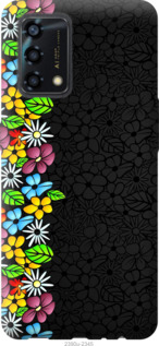 

Чехол цветочный орнамент для Oppo A95 1383225