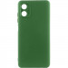 Чехол TPU GETMAN Liquid Silk Full Camera для Motorola Moto G04 / E14 (Зеленый / Dark green)