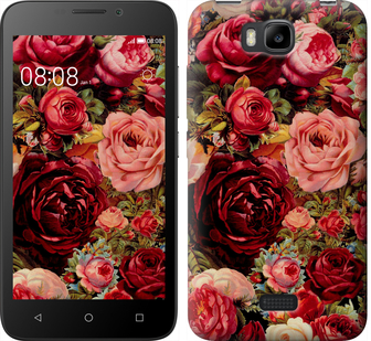 

Чехол Цветущие розы для Huawei Honor Bee 235942