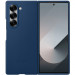 Кожаный чехол Leather Case (AAA) для Samsung Galaxy Z Fold6 (Navy)