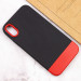 Чехол TPU+PC Bichromatic для Apple iPhone X / XS (5.8") (Black / Red) в магазине vchehle.ua