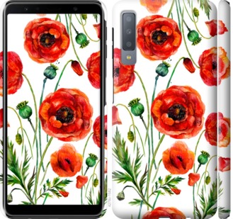 

Чохол Намальовані маки на Samsung Galaxy A7 (2018) A750F 743778