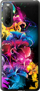 

Чехол Абстрактные цветы для Sony Xperia 10 II 1634129
