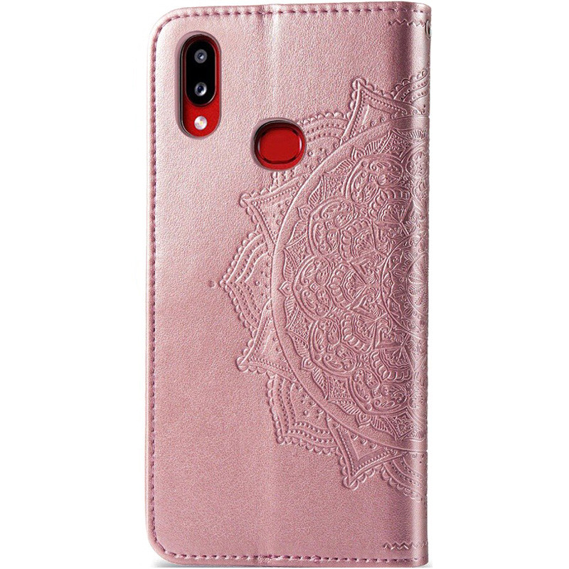 Фото Кожаный чехол-книжка Art Case с визитницей для Samsung Galaxy A10s (Розовый) на vchehle.ua